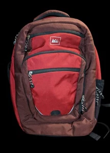 Maroon & Burgundy REI Hiking Camping Outdoor Backpack  - Picture 1 of 5