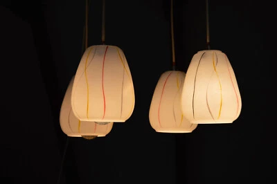 Czech 1960's Mid-century modern Pendant LIGHT - Image 1 of 4
