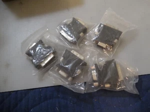 DVI-A To VGA adapter Lot of 5 New - Picture 1 of 1