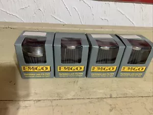EMGO motorcycle pod air filters 42mm X4 - Picture 1 of 3