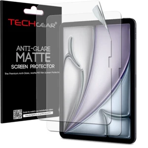 2x TECHGEAR MATTE Anti-Glare Screen Protectors for Apple iPad Air 13" 2025 2024 - Picture 1 of 6
