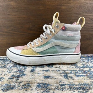 Vans Womens Sk8 Hi MTE 2.0 DX Pastel Rainbow Colorblock Sneakers Shoes Sz 8 38.5 - Picture 1 of 13