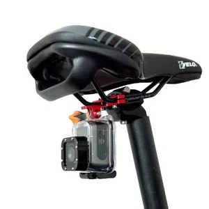 Fahrrad-Sattel Kamera Halter mit iSHOXS 2K Feststellschraube passend für GoPro - Imagen 1 de 4
