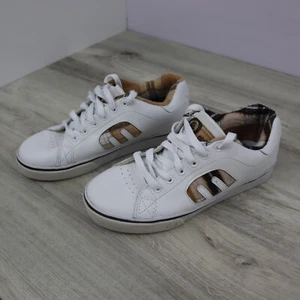 Etnies Men's Size 7 Calli Vulc White / Plaid Skate Shoe  - Picture 1 of 11
