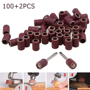 New Practical Drum Sanding Bands Rotary Tool 100pcs Drum Sanding Sleeves - Picture 1 of 12