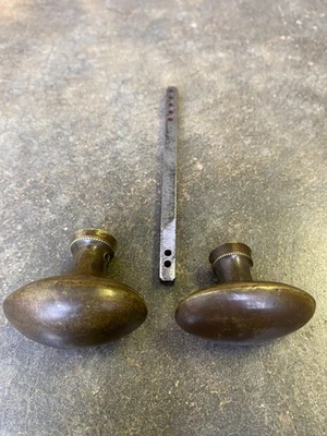 Petites Poignées de porte en laiton, clenche serrure ferrure - Photo 1/4