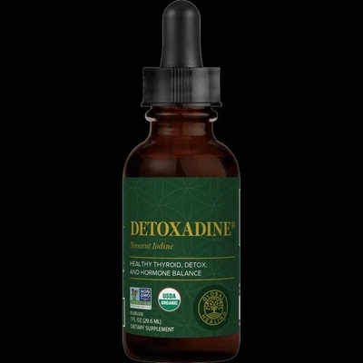 Global Healing Detoxadine Nascent Iodine Supplement For Thyroid Support, 1 Fl Oz - Image 1 of 3