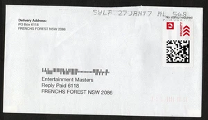 2017 - NSW SWLF 27JAN17 ML 548 cancel on cover + PRIORITY stamp - Picture 1 of 1