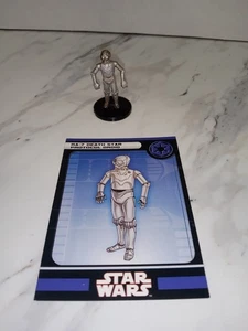 Star Wars Miniaturas Caballeros de la Antigua República RA-7 Estrella de la Muerte Protocolo Droide #34 - Imagen 1 de 3