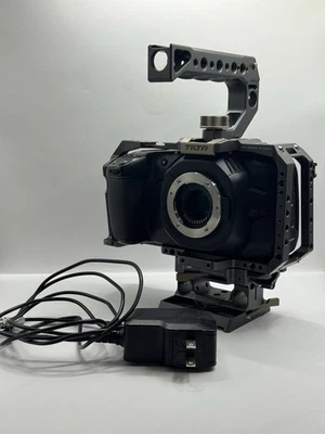 Blackmagic Design Pocket Cinema Camera 4K W/ Tilta Cage Rod Support OG Box - Image 1 of 4
