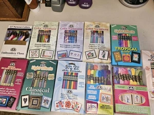  11 New DMC Collections Embroidery Floss Packs Over 140 Skeins Satin Color Varia - Picture 1 of 13