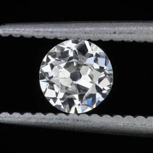 0,51ct ALTER DIAMANT EUROPÄISCHER SCHLIFF GIA ZERTIFIZIERT E SI2 VINTAGE LOSE NATUR NACHLASS - Bild 1 von 1