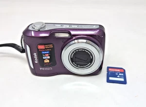 Kodak EasyShare C195 Digitalkamera 14MP 5x Zoom Lila AAs GETESTET mit 4GB Karte - Bild 1 von 6
