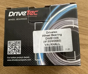Drive Tec DWB1306 Wheel Bearing 413GM0660 Vauxhall x 2 - Picture 1 of 3
