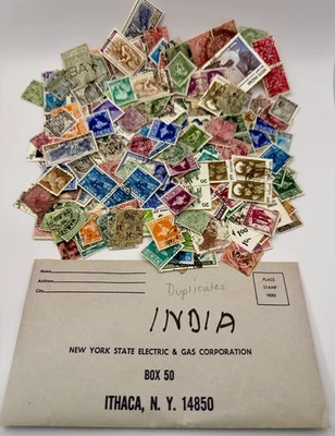 🇮🇳 LOTE DE SELOS DA ÍNDIA 15,7 g Coleção Era Mista-Década de 1800-Antigo-Moderno-Todos os Tipos - Imagem 1 de 4