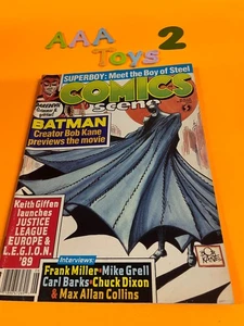 Comics Scene # 6 Batman Bob Kane Frank Miller Carl  Barks Mike Grell Chuck Dixon - Foto 1 di 1