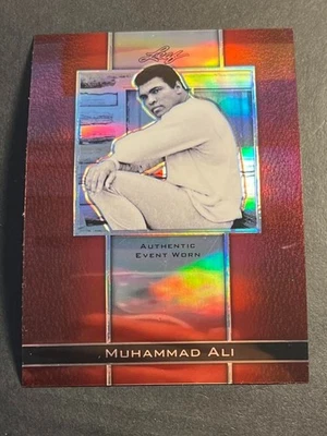 2011 Red Acetate Refractor Finish PROOF w/o Event Worn Piece Muhammad Ali #9 - Image 1 of 2