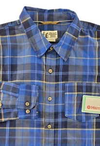 Nice MARMOT Men's ANDERSON Lightweight Flannel Long-Sleeve Shirt Sz Medium M NWT - Picture 1 of 7