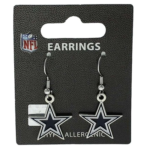 Dallas Cowboys Logo Dangle Earrings Cover