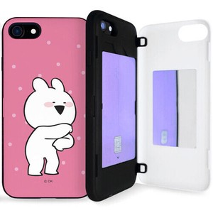 Over Action Rabbit Card Bumper Case for iPhone 13 12 11 Pro Pro Max mini