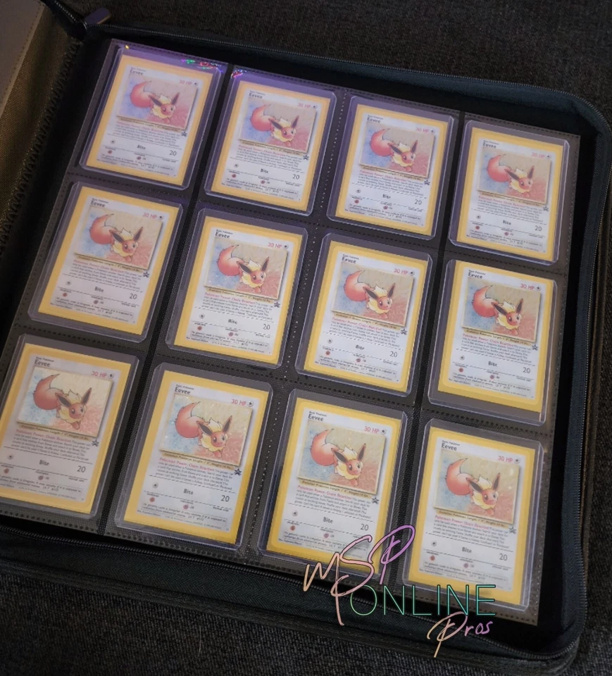 TopLoader 12 BOLSILLOS | Carpeta de tarjetas coleccionables con cremallera cargador superior 336 tarjetas 14 páginas  Foto 1 de 4