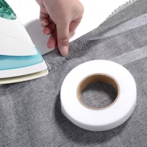 64M 15mm Wide Fabric Fusing Tape Adhesive Hem Tape Iron-on Tape Hemming Tape - Picture 1 of 11