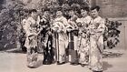 Négatif photo geisha filles japonaises Los Angeles lycée 4x5 années 1950