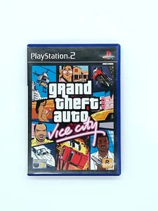 GTA / Grand Theft Auto: Vice City - PS2 | CIB + Map | Black Label | PAL | EN - Afbeelding 1 van 6