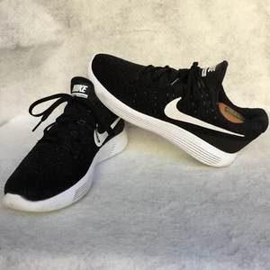 Nike LunarEpic Flyknit 2 Running Sneakers w/ Lunarlon, Women's 10 (Black) - Picture 1 of 11