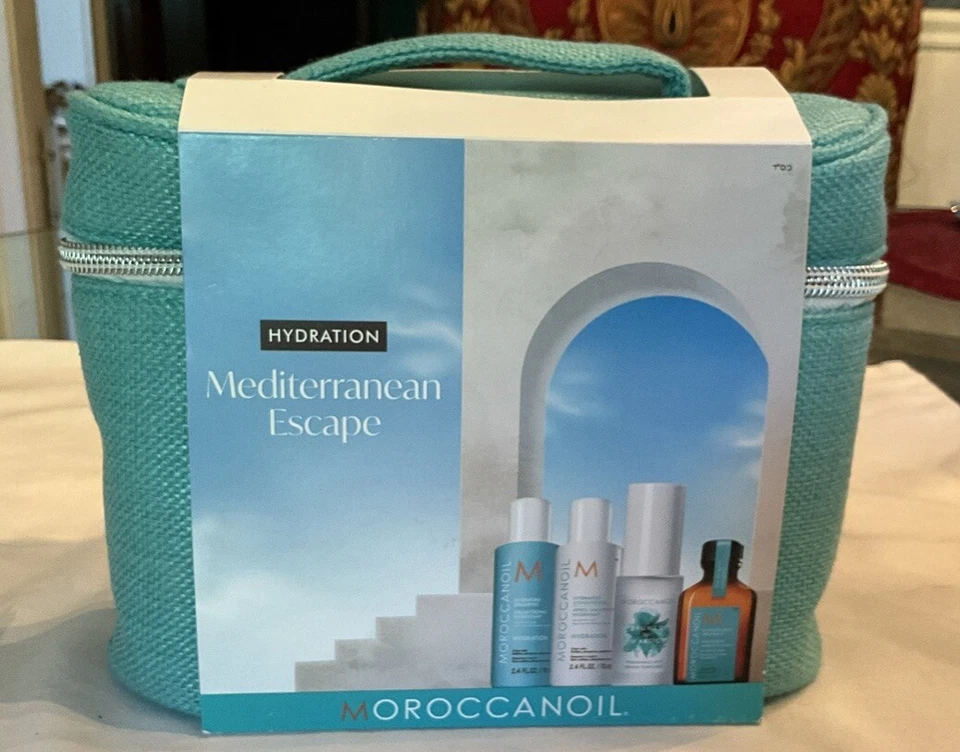 CONJUNTO DE PRESENTE Moroccanoil Blonde Mediterranean Escape - Imagem 1 de 1