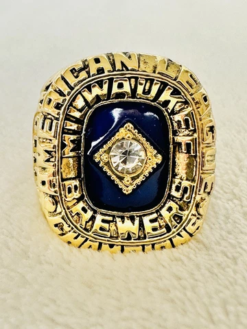 1982 Milwaukee Brewers AL Championship  Ring, 🇺🇸 SHIP Cover