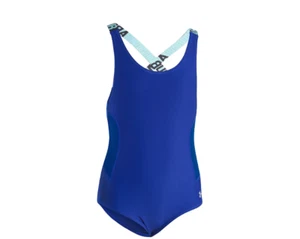 Under Armour Girl Racer One Piece Swimsuit Dark Blue Size 7 3561 - Picture 1 of 1