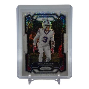 2023 Panini Prizm Damar Hamlin White Sparkle Buffalo Bills #27 - Picture 1 of 2