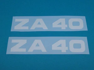Zündapp ZA 40 Aufkleber Verkleidung Schriftzug Dekor weiß 460-10.100 Typ 460 NEU - Bild 1 von 1