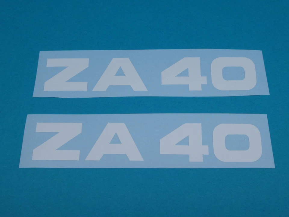 Zündapp ZA 40 Aufkleber Verkleidung Schriftzug Dekor weiß 460-10.100 Typ 460 NEU - Bild 1 von 1