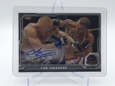 2014 Topps UFC Champions Fighter Auto Cub Swanson #CFA-CSW Auto