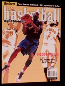 Beckett Basketball Card Monthly Jan. 2002 Michael Jordan, Bryant, Duncan, Carter - Picture 1 of 11