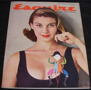 Esquire Magazine, Januar 1957, Mike Ludlow Mädchen Portfolio, Jazz, ausgezeichnet - Bild 1 von 5