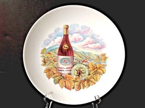 VINTAGE BAREUTHER WALDSASSEN BAVARIA GERMANY WINERY 7-3/4'' PLATE - Picture 1 of 3