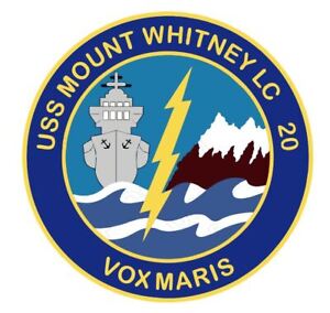 USS Mount Whitney LCC 20 Vox Maris Sticker Decal M845