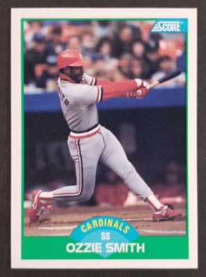 Ozzie Smith 1989 Score Baseball Card #80 (NM) - Image 1 of 2