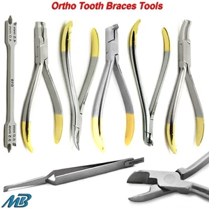 MEDSPO Ortho Frenos Dentales Alicates Instrumentos Quirúrgicos de Ortodoncia Suministros Dentales - Imagen 1 de 9