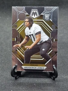 2023 Panini Mosaic Football Broderick Jones Rookie 288 Silver Prizm Pittsburgh - Picture 1 of 3