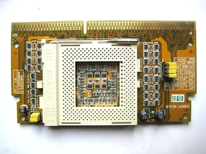 Retro Intel PGA 370 Slot Converter CPU Card Processeur Module - Photo 1/7
