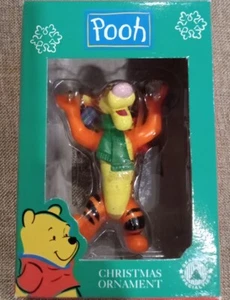 Vintage Christmas Ornament Pooh Series Tiger With Presents NIB Vintage - Imagen 1 de 4