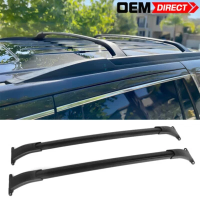 Se adapta a 15-20 Chevy Tahoe Suburban Escalade GMC Yukon estilo OE barras transversales de aluminio Foto 1 de 4