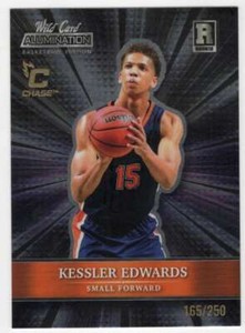 KESSLER EDWARDS RC 2022 Wild Card Alumination /250 Black Chase ROOKIE N ID:36829