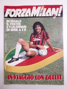 Forza Milan n.9 anno 1990 In viaggio con Gullit / Rossoneri Diavolo Campioni - Picture 1 of 1