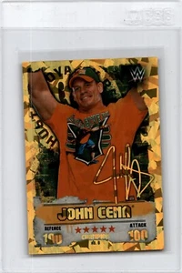 2016 Topps Slam Attax WWE India Exclusive Gold Foil John Cena - Picture 1 of 8