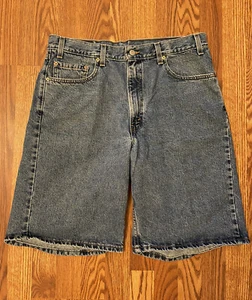 LEVI’S STRAUSS 550 Men’s Blue Jean Shorts Sz W36. Relaxed Fit 100% Cotton - Picture 1 of 6